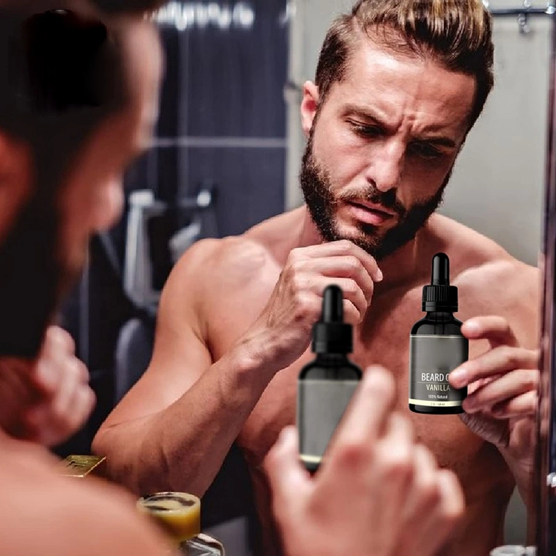 Private Label OEM Argan Jojoba Oils Men Beard Oil Grooming Mustache Maintenance Treatment Beard Oil