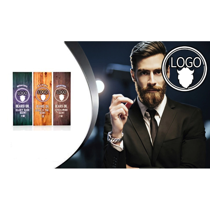 Customized Growth Ingredient Kit Label Beard Care Set Beard Oil Private Label Organic