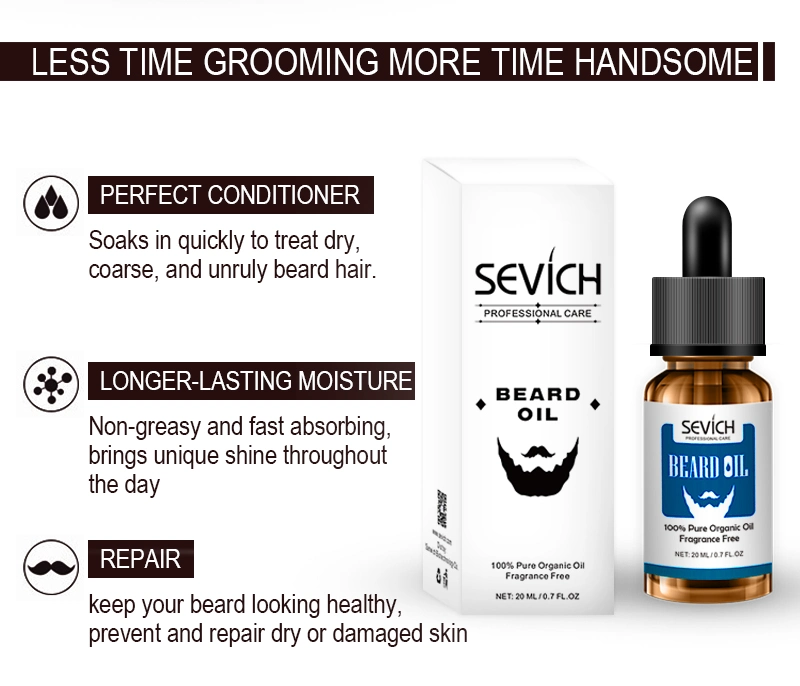 Natural Element Beard Oil for Nourishing Softener Beard Hair