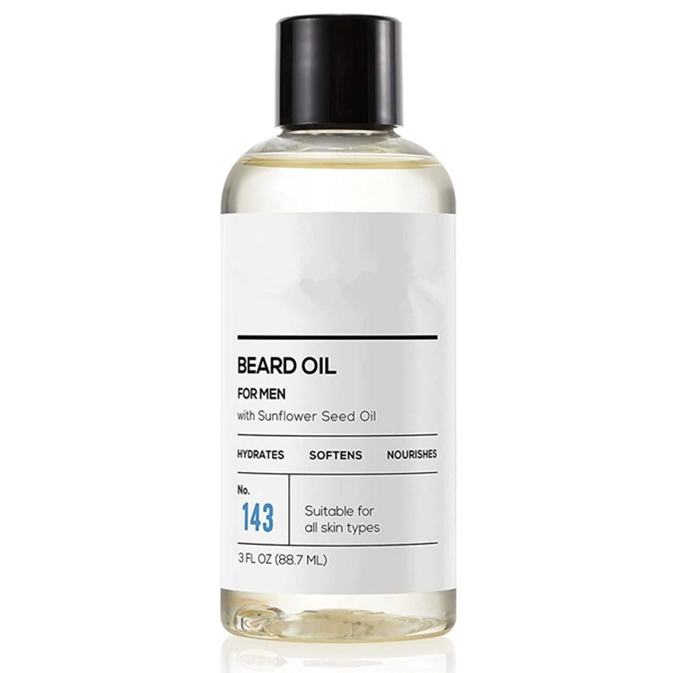 OEM Custom Nourish Beard Oil for Men with Sunflower Seed Oil