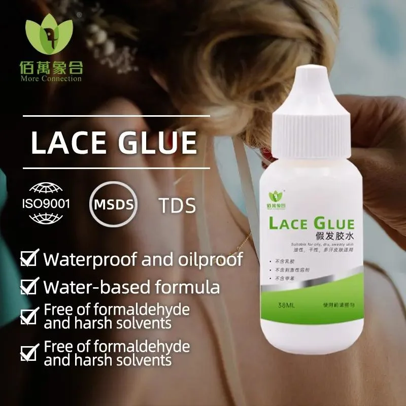 Private Label Extra Hold Hair Styling Gel Lace Adhesive Lace Wig Glue Hair Gel 30ml