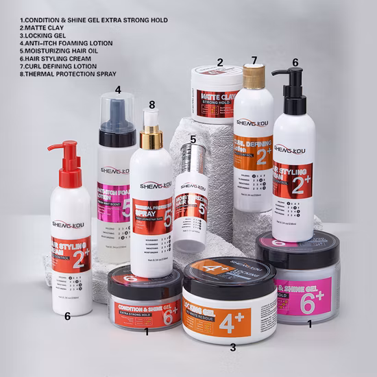 Private Label Professional Hair Product Easy Clean Hair Styling Gel