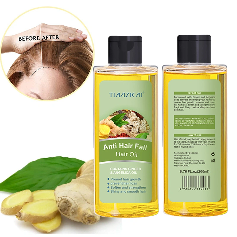 Essential Oils Argan Serum Ginger Growth Oil 7days Hair Loss Treatment Factory Hair Oil