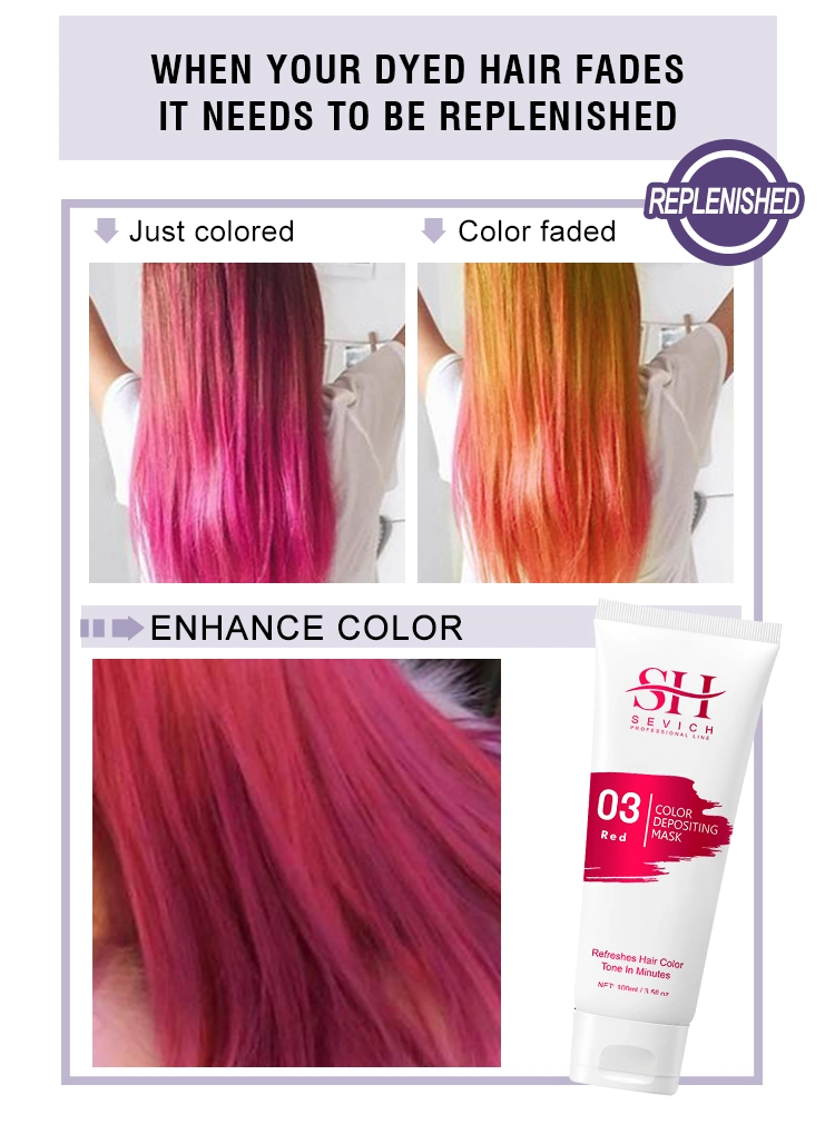Hot Sale Natural More Vibrant Collagen Curly Color Hair Mask Treatment for Unisex