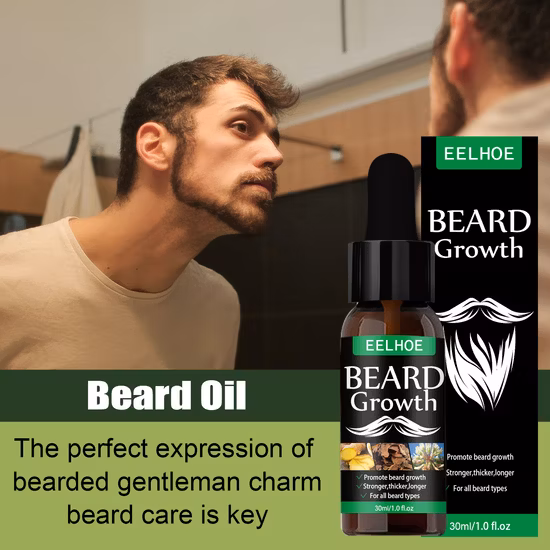 Free Sample Private Label Mens Beard Oil Growth 100% Natural
