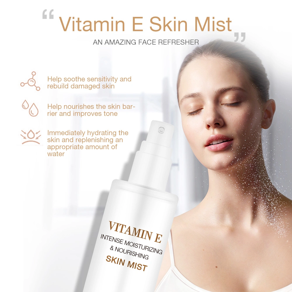 Hot Sale Skin Care Product Brightening for Dry Skin Anti Wrinkle Moisturizer Vitamin E Face Mist