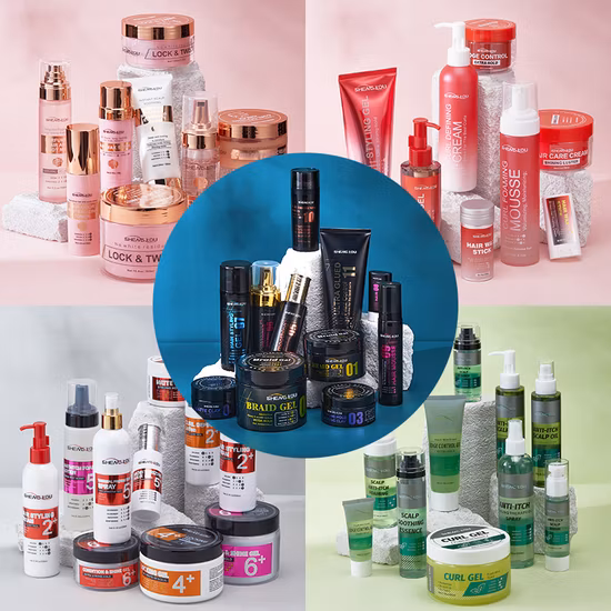 Private Label Professional Hair Product Easy Clean Hair Styling Gel