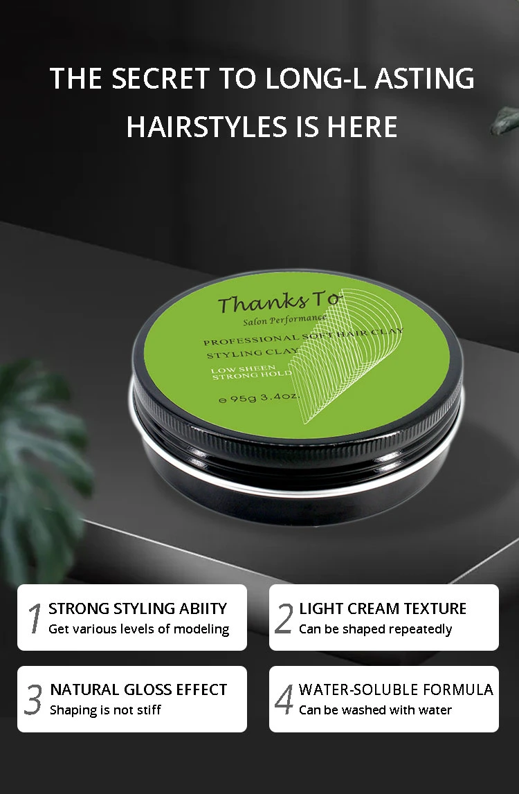 Hair Wax Styling Care Long Lasting Control Hair Styling Products