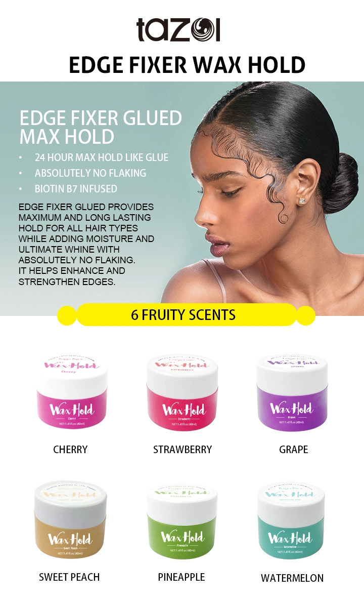 GMPC OEM Edge Fixer Wax Hold Hair Styling Products for Black Women