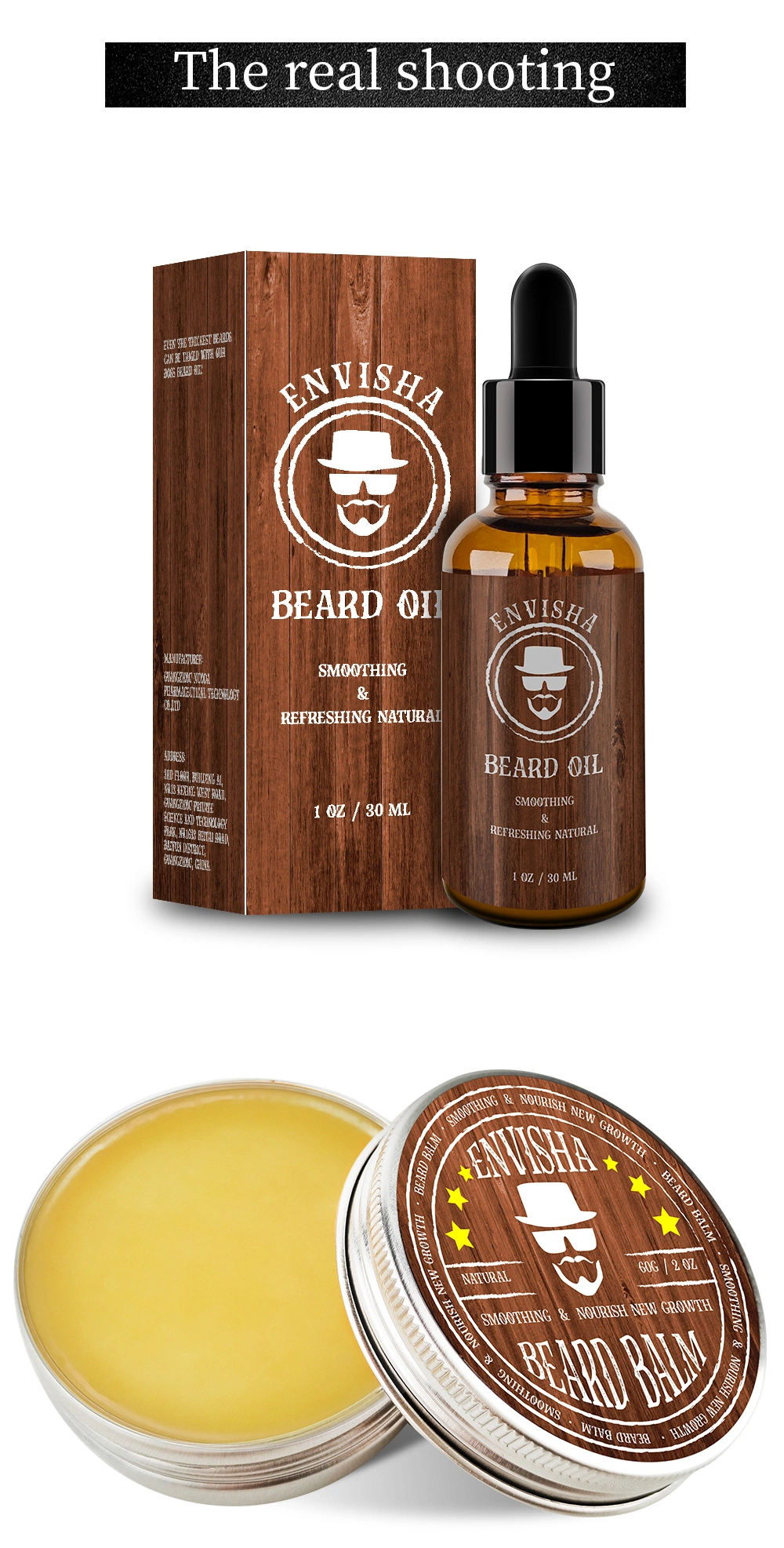 Hot Sale Beard Balm Wax with Natural Ingredient and Organic Oil