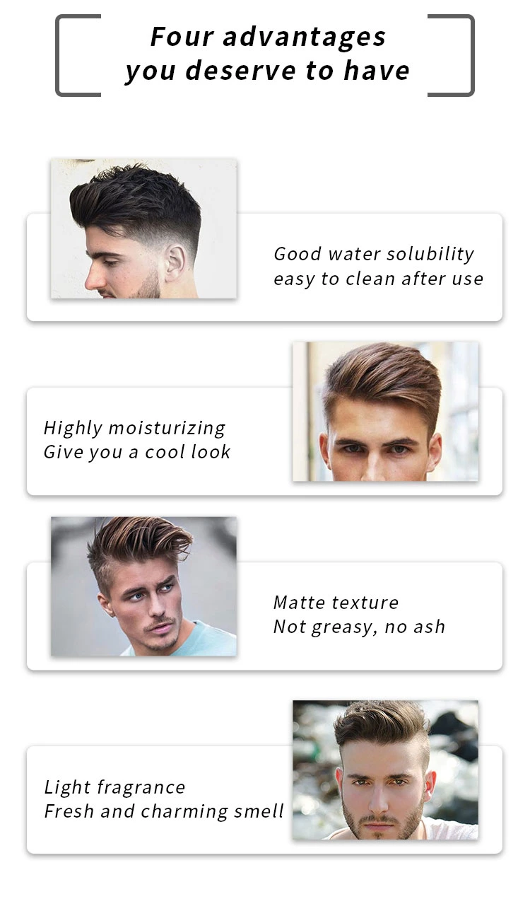Hair Wax Mens Matte Hair Clay Private Label