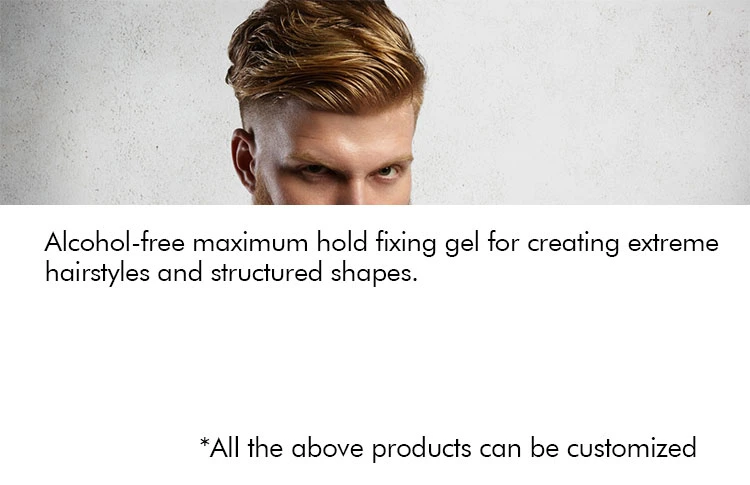 Private Label Professional Hair Product Easy Clean Hair Styling Gel