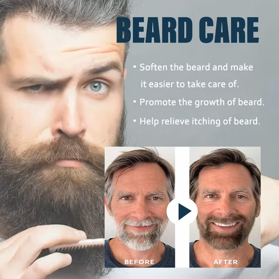 Custom Organic Beard Growth Oil OEM Beard Care Private Label