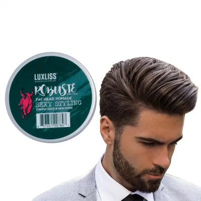 Man Hair Styling Products Hair Wax Hold Strong 48 Hours and Wash out Easily Gel Pomade