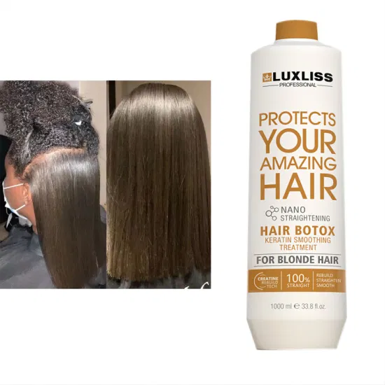 Luxliss Nanao Keratin Smoothing Treatment Nano Botox Hair Treatment Straightening Hair Styling Products